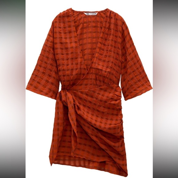 Zara orange wrap Large - Picture 5 of 5